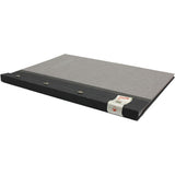 Roth Zeugnismappe Bicolor Dark Grey-Grey, mit 12 A4 Klarsichthüllen, im Buchleineinband