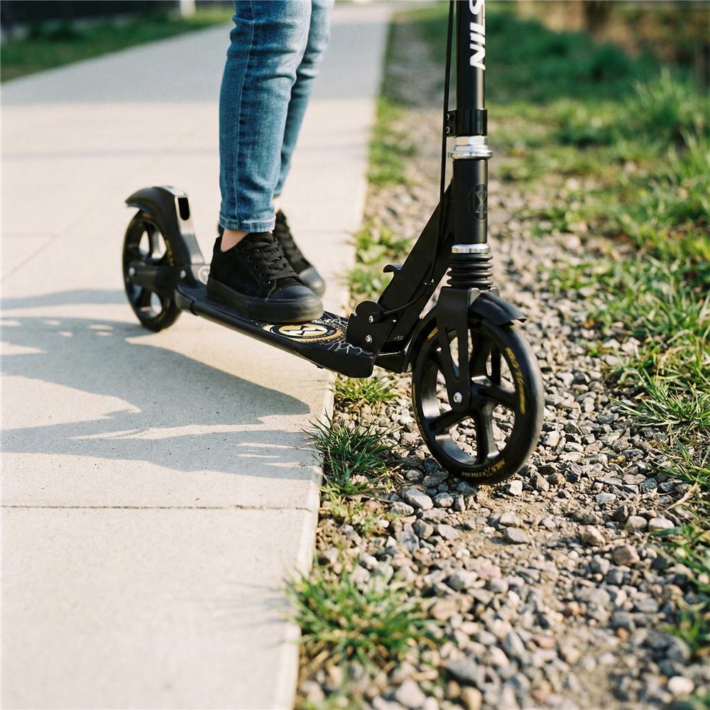 NILS EXTREME HM800 FLY GOLD Scooter, Freizeitroller, ABEC-11, Scheibenbremse, bis 100 kg