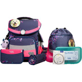 School-Mood Schulranzen Set Timeless Pro Leni (Hund) 7-teilig