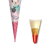 Roth Schultüte Disney Minnie Maus, 70cm, rund, Rot(h)-Spitze, Filzverschluss