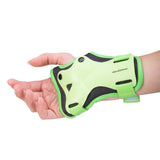 NILS EXTREME H704 Schoner-Set, Grün, Größe M - Protektoren Handgelenk Ellenbogen Knie