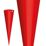 Roth Schultüte-Rohling/Basteltüte, rot, 70cm, rund, Rot(h)-Spitze, ohne Verschluss