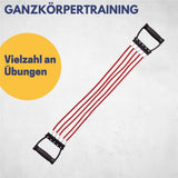 Best Sporting Expander Fitness 15 kg Widerstandsbänder 5 Zugseile rot