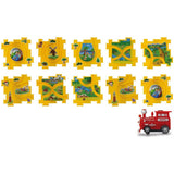 Jamara Spielzeug Eisenbahn Puzzle Dynamic Zoo Zug Eisenbahnstrecke Eisenbahnset