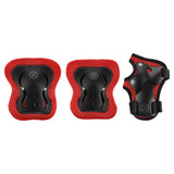 NILS EXTREME H320 Schoner-Set, Rot, Größe S - Protektoren Handgelenk Ellenbogen Knie