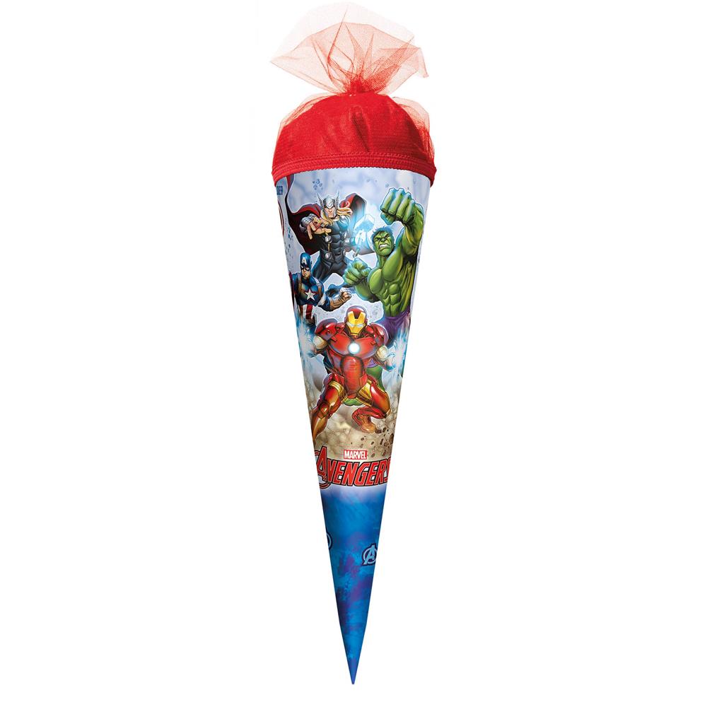 Roth Schultüte Marvel Avengers, 35cm, rund, Tüllverschluss
