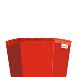 Roth Schultüte-Rohling/Basteltüte, rot, 85cm, eckig, Rot(h)-Spitze, ohne Verschluss