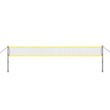 NILS NT310 Badmintonnetz 6,3 m mit Teleskopstangen, Outdoor Garten Freizeit