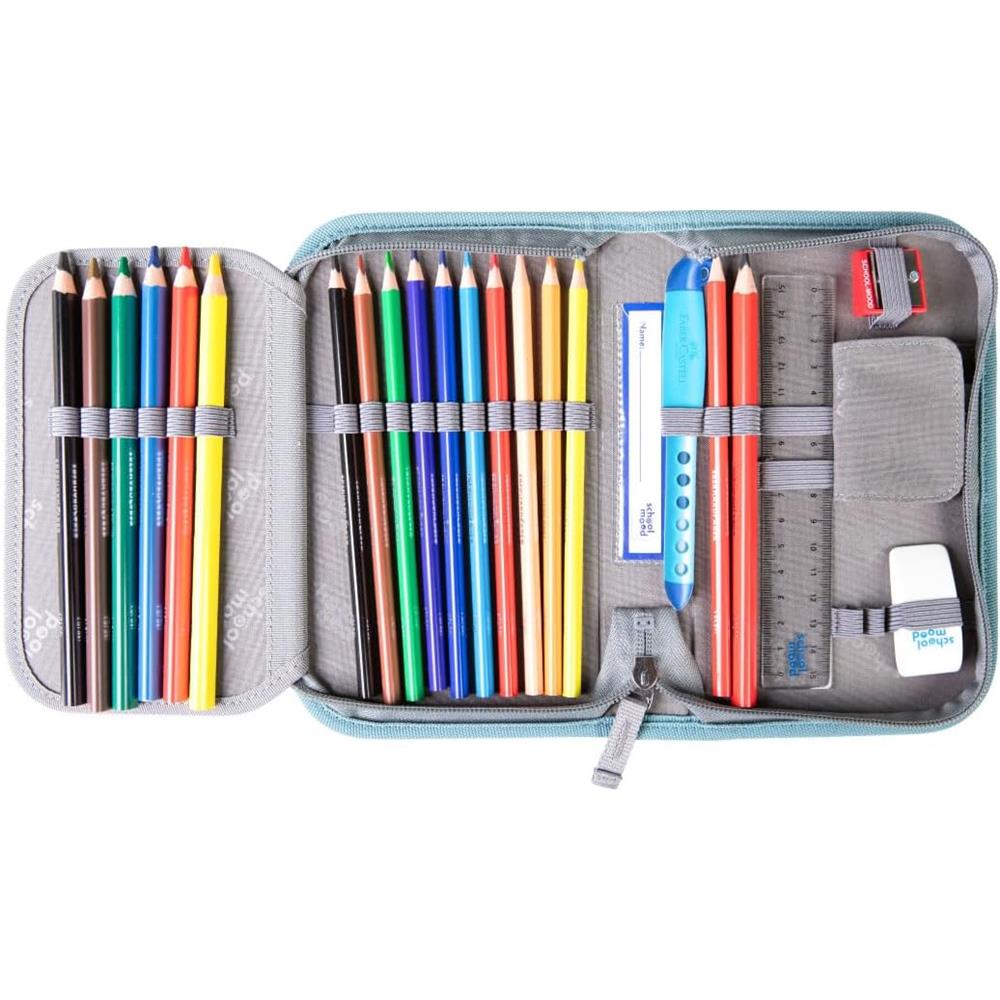 School-Mood Schulranzen Set Timeless Pro Dolphin (Ocean Collection) 6-teilig