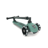Scoot & Ride Highwaykick 3 LED Scooter, forest - Kinderroller, ab 3 Jahren