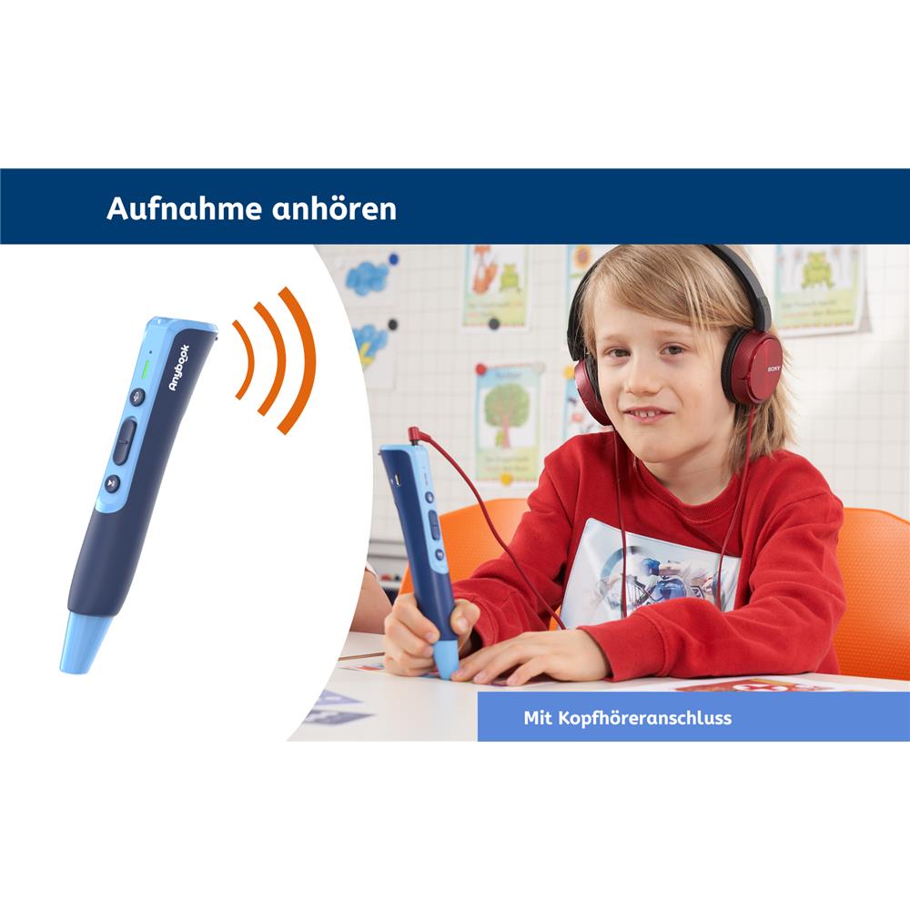 Anybook Pro M701 – Audiostift mit Aufnahmefunktion, Lesestift - (inkl. Voucher für Jahreslizenz)