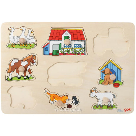 goki Steckpuzzle Bauernhof I