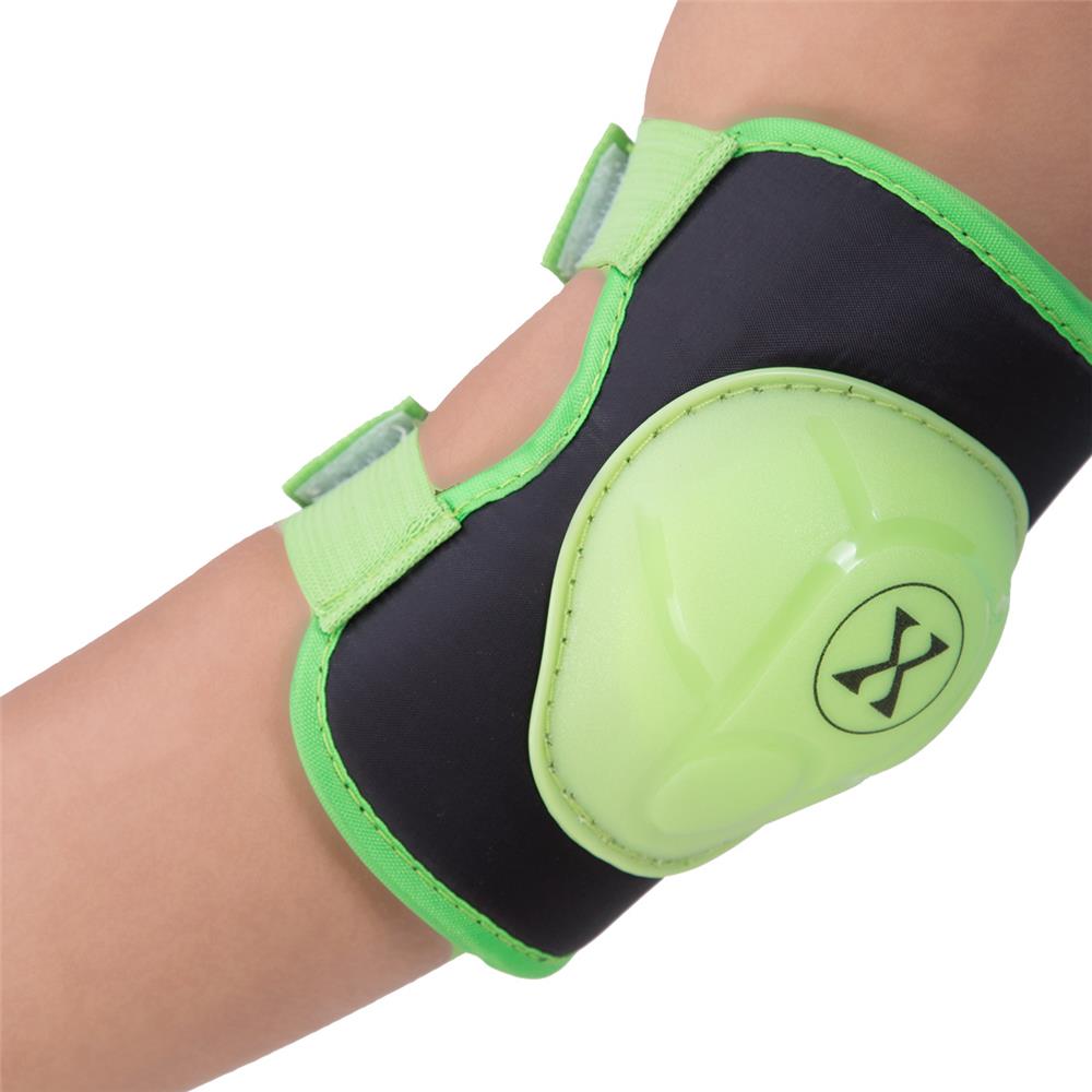 NILS EXTREME H704 Schoner-Set, Grün, Größe S - Protektoren Handgelenk Ellenbogen Knie