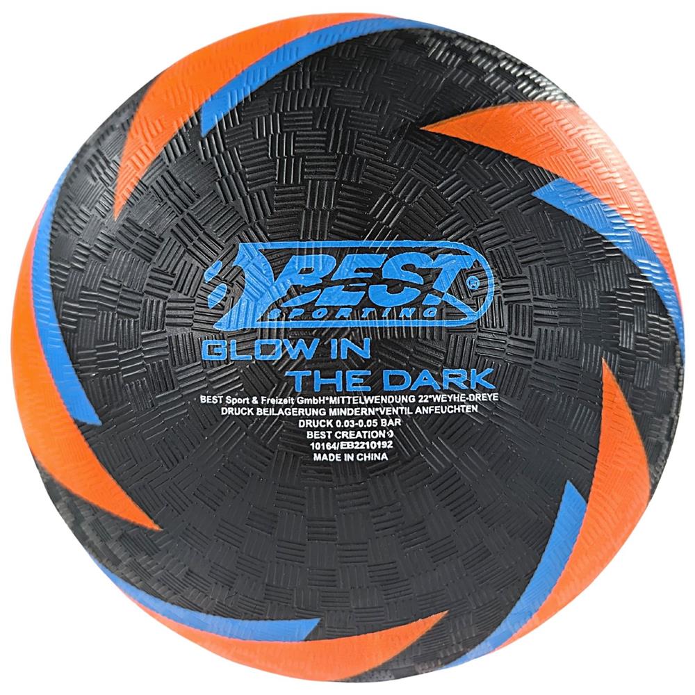 Best Sporting Barfuß Fußball Glow in the Dark Größe 5 orange/blau