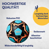 Best Sporting Glow in the Dark Fußball Gr.5 blau/orange Leuchtball