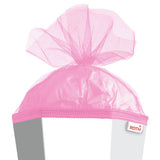 Roth Schultüte-Rohling/Basteltüte, weiß, 85cm, eckig, Rot(h)-Spitze, mit Tüllverschluss (pink)