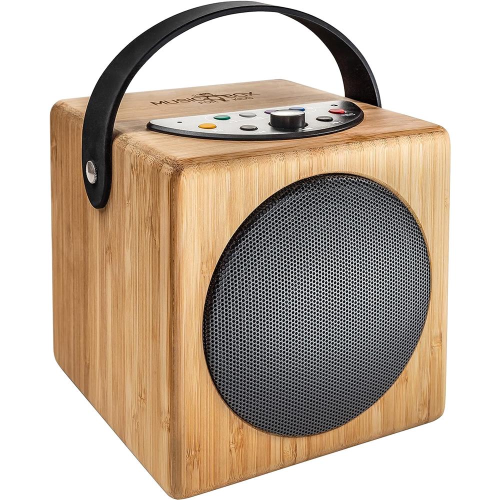 KidzAudio Music Box for Kids – Kinderlautsprecher mit USB, Bluetooth, Aufnahme & Sleep