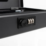 Idena Geldkassette mit Zahlenschloss, aus Metall, schwarz