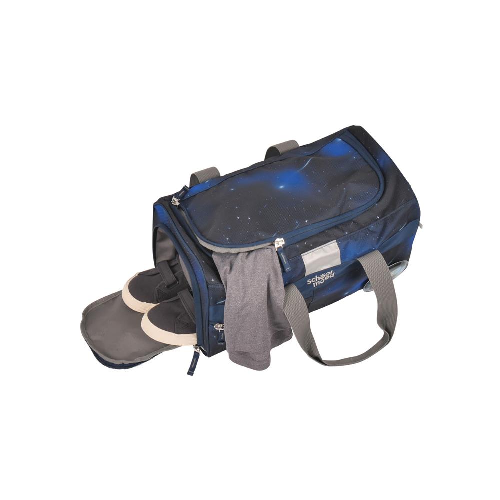 School-Mood Sporttasche Moritz (Weltall) Schwimmtasche 18L mit Nassfach