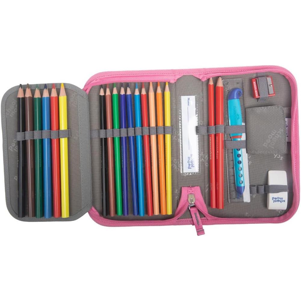 School-Mood Schulranzen Set Timeless Pro Lilly (Meerjungfrau) 7-teilig