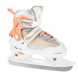 NILS EXTREME NH18190 2in1 Inliner Schlittschuhe Kinder Gr. 29-33, Weiß-Rosa, verstellbar