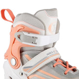 NILS EXTREME NH18190 2in1 Inliner Schlittschuhe Gr. 39-43, Weiß-Rosa, verstellbar