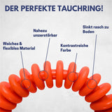 Best Sporting Tauchring 15 cm orange Lamellen Tauchringe Pool