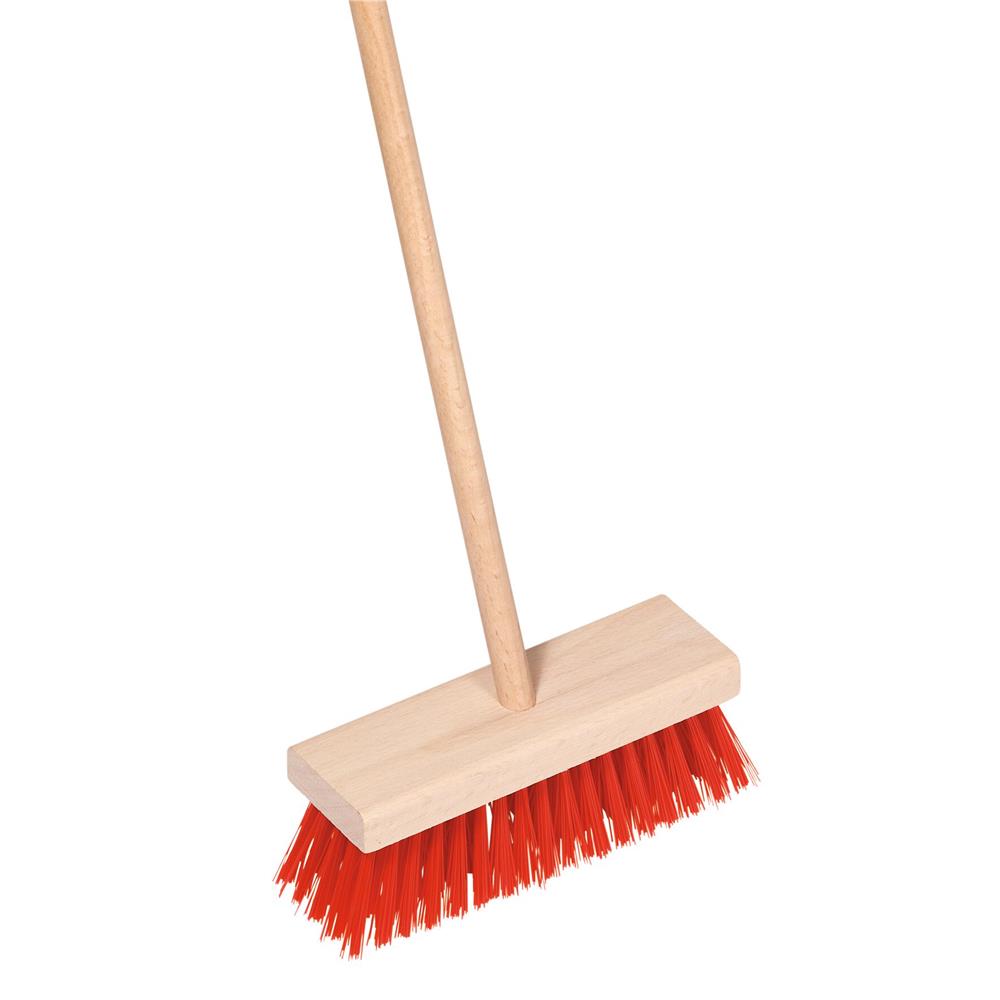 goki Kinderstraßenbesen Holz 70 cm Besen Kinderbesen Gartenbesen