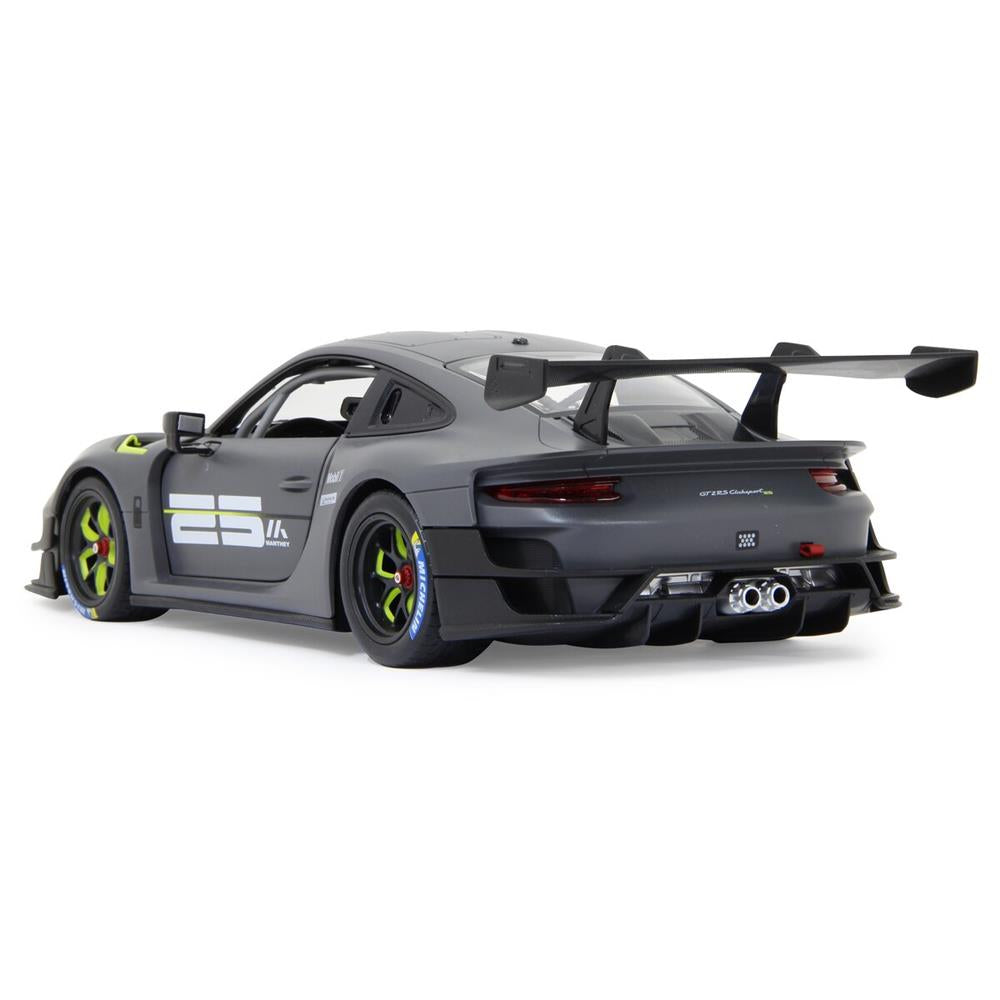 Jamara Porsche 911 GT2 RS Clubsport 25 1:14 grau 2,4GHz Tür manuell Ferngesteuertes Auto mit LED Fahrlicht