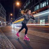 NILS EXTREME NA1055 BLAZE Inlineskates Inliner Kinder Gr. 35-38, Rosa, größenverstellbar