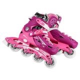 NILS EXTREME NA1055 BLAZE Inlineskates Inliner Kinder Gr. 31-34, Rosa, größenverstellbar