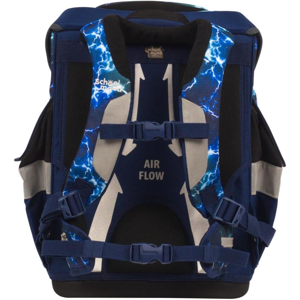 School-Mood Schulranzen Set Timeless Pro Felix (Wolf) 7-teilig