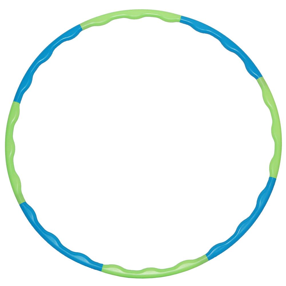 Best Sporting Hula Hoop Fitnessreifen 80cm, 8-teilig, steckbar, blau-grün