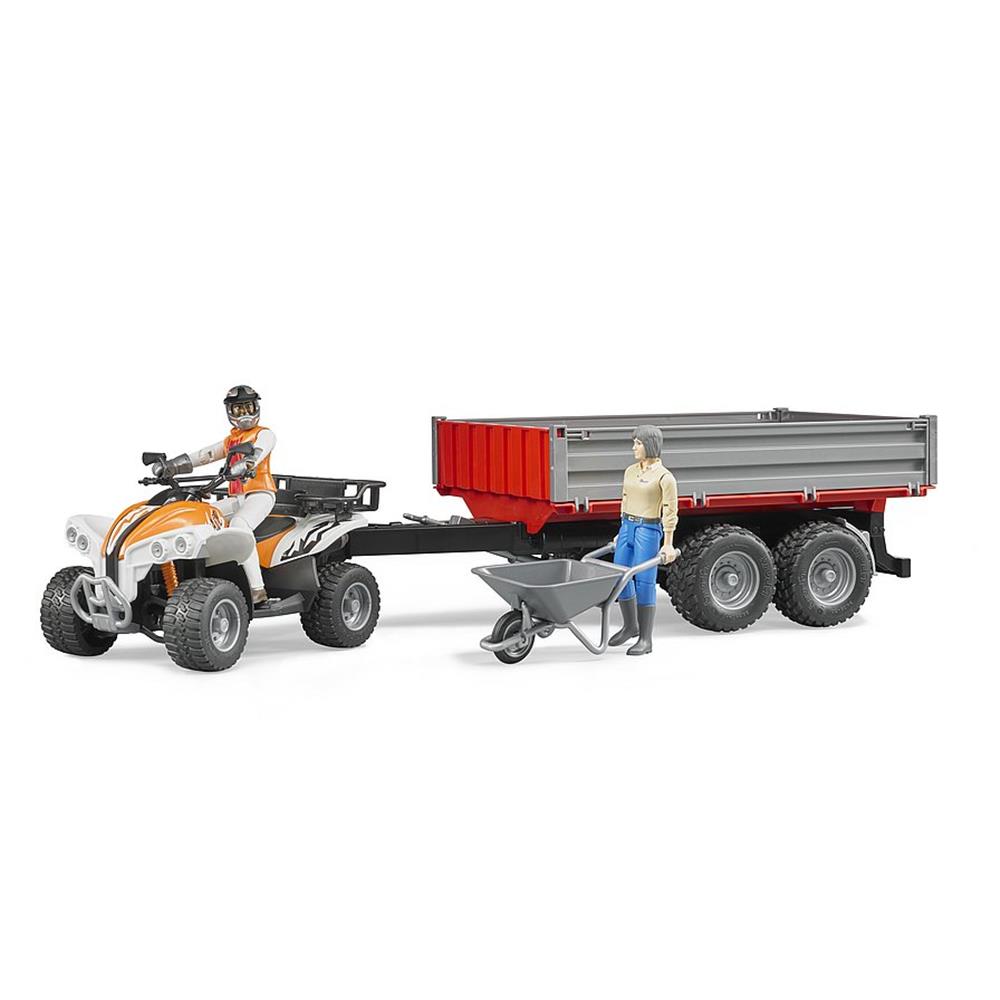 Bruder 63000 - Quad mit Fahrer