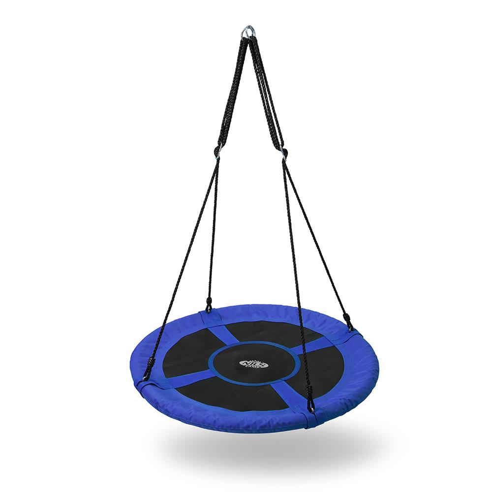 NILS CAMP Nestschaukel 100 cm, Blau, Gartenschaukel Outdoor Garten Balkon