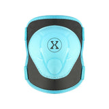 NILS EXTREME H704 Schoner-Set, Blau, Größe L - Protektoren Handgelenk Ellenbogen Knie