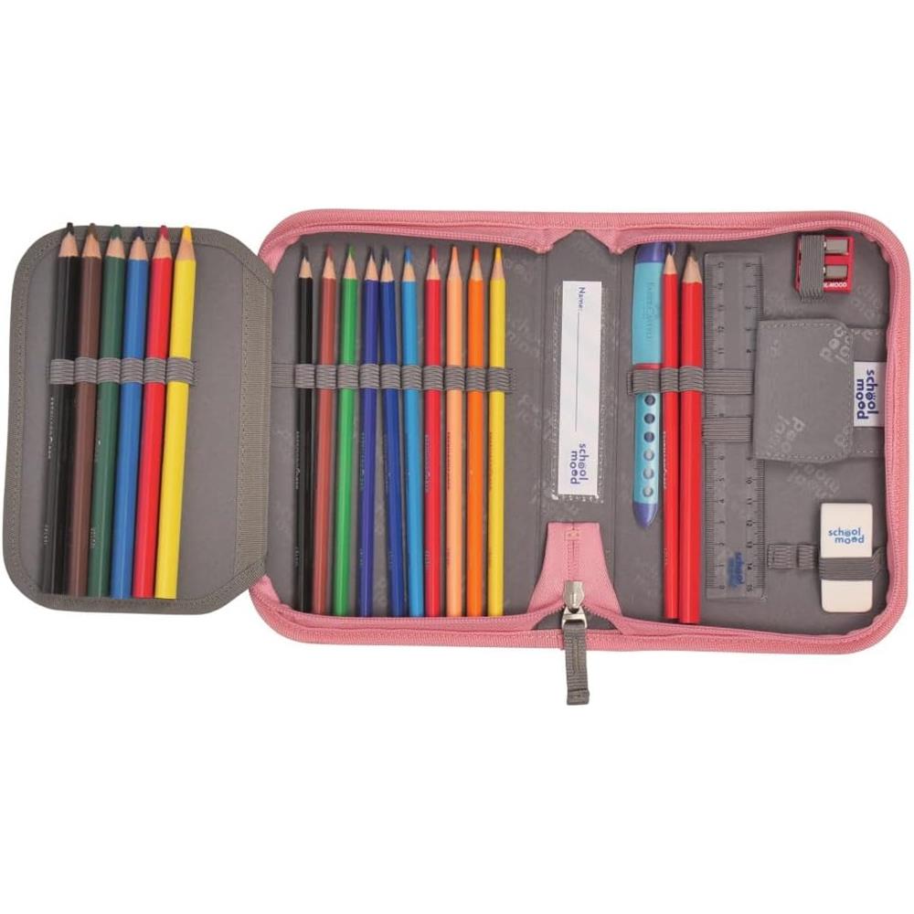 School-Mood Schulranzen Set Timeless Pro Rainbow (Regenbogen) 7-teilig