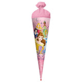 Roth Schultüte Disney Princess, 70cm, rund, Rot(h)-Spitze, Filzverschluss, Glitzer