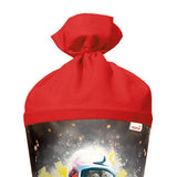 Roth Schultüte Feuerwehrmann, 70cm, rund, Rot(h)-Spitze, Filzverschluss