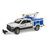 Bruder 02509 - RAM 2500 Service Truck mit Kran und Rundumleuchte