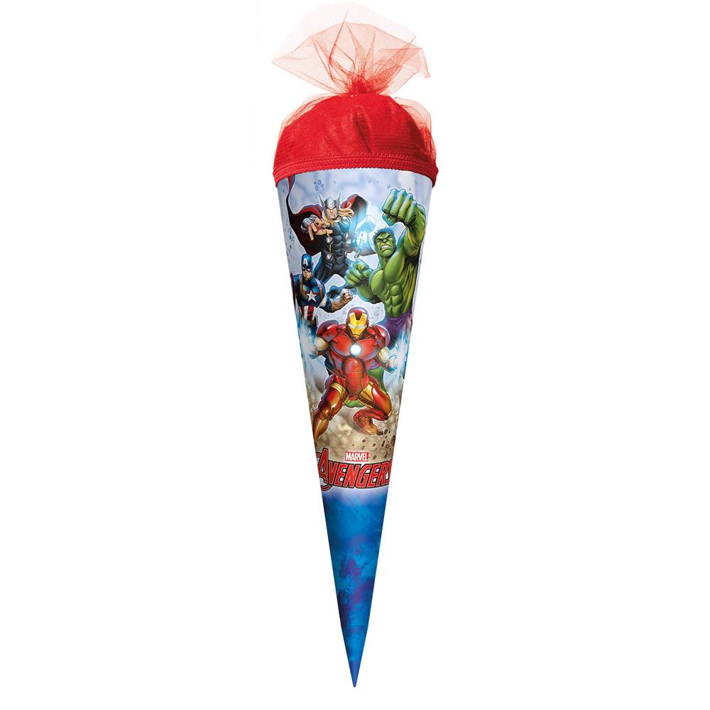 Roth Schultüte Marvel Avengers, 22cm, rund, Tüllverschluss