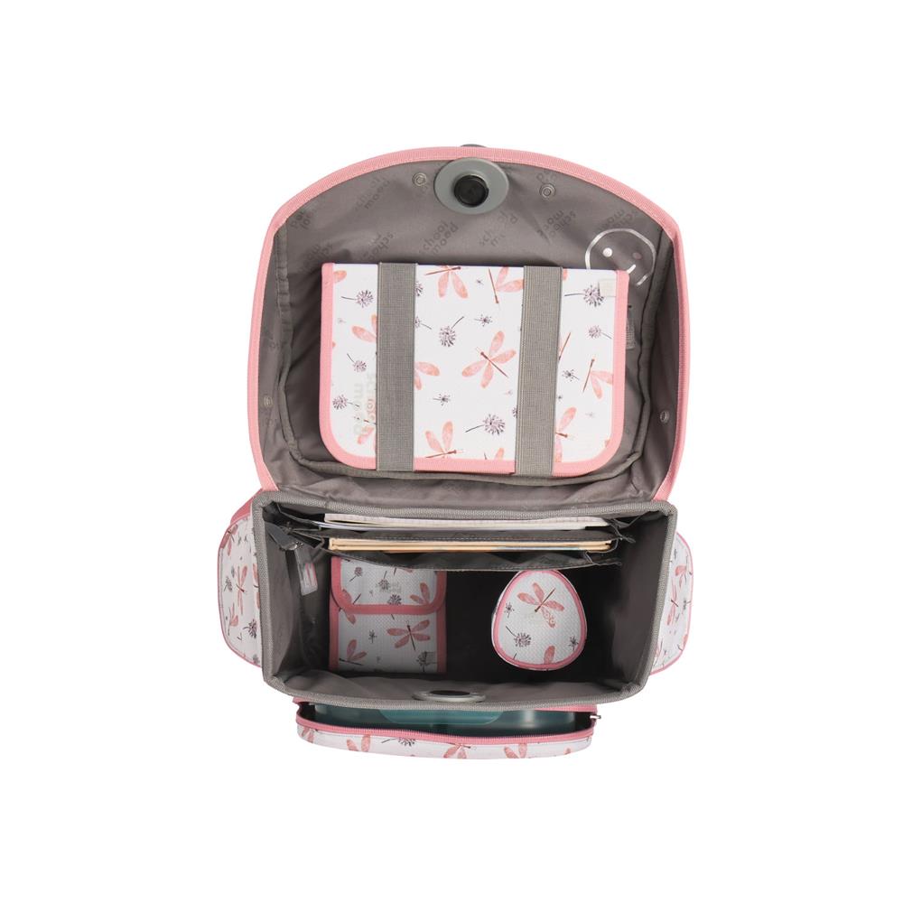 School-Mood Schulranzen Set Timeless Air+ Dragonfly (Nordic Collection) 7-teilig