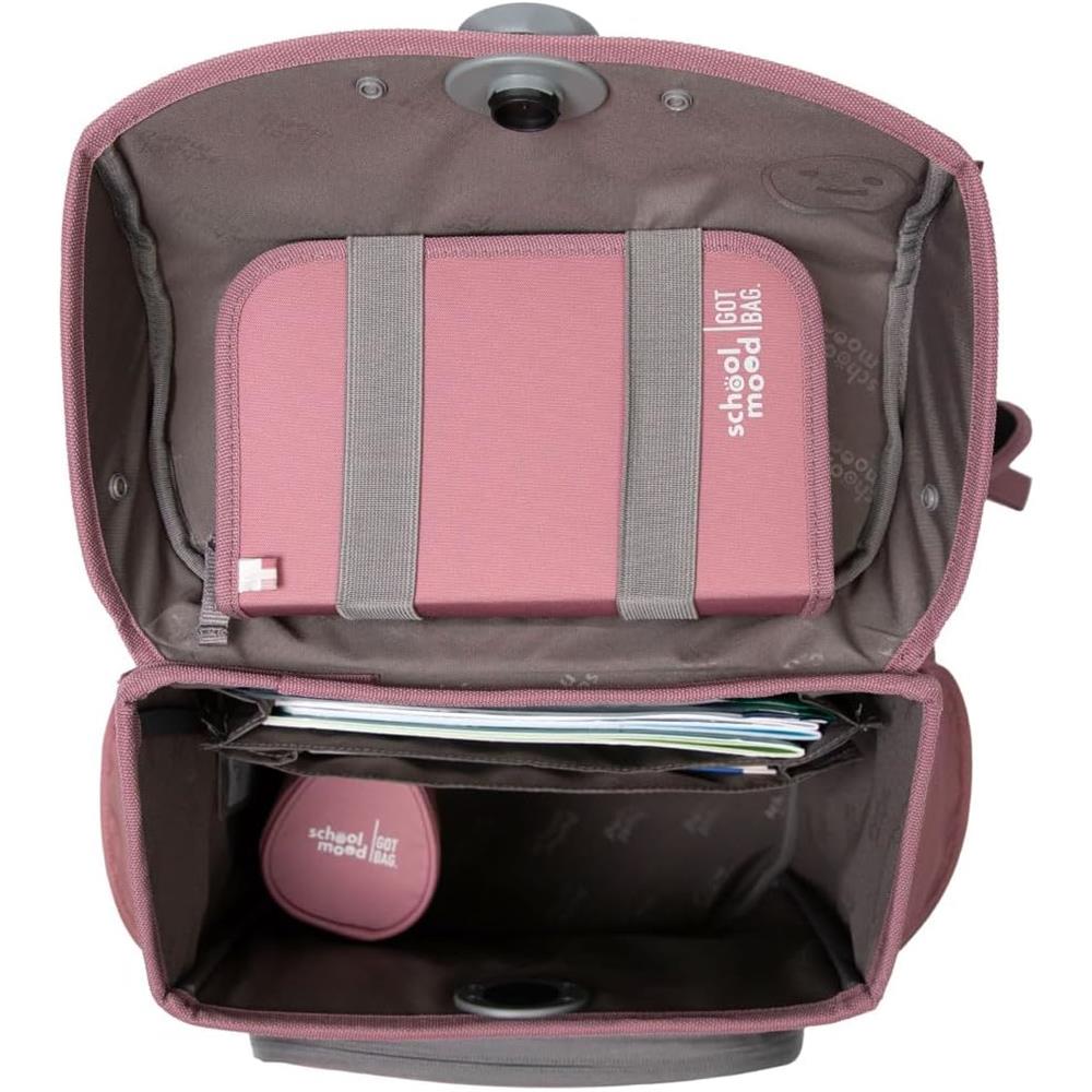 School-Mood Schulranzen Set Timeless Pro Axolotl (Ocean Collection) 6-teilig