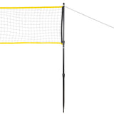 NILS NT310 Badmintonnetz 6,3 m mit Teleskopstangen, Outdoor Garten Freizeit