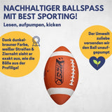 Best Sporting American Football Gr.4 Kunstleder orange/weiß Kinder Jugend