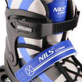NILS EXTREME NH18366A 2in1 Inliner Schlittschuhe Gr. 39-43, Dunkelblau, verstellbar