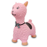 Jamara Hüpftier Lama, rosa, Hüpfspielzeug mit Luftpumpe