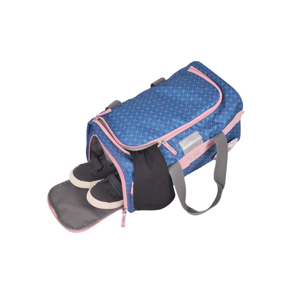 School-Mood Sporttasche Mila (Pferd) Schwimmtasche 18L mit Nassfach