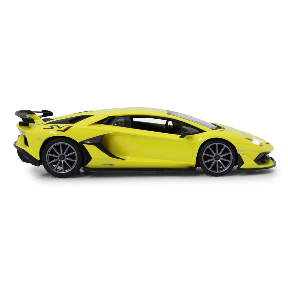 Jamara Lamborghini Aventador SVJ 1:14 gelb 2,4GHz Ferngesteuertes Auto mit LED Fahrlicht