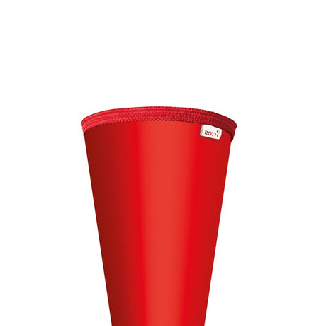 Roth Schultüte-Rohling/Basteltüte, rot, 70cm, rund, Rot(h)-Spitze, ohne Verschluss